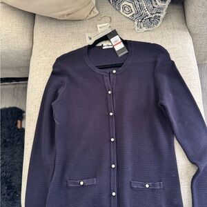 Karl Lagerfeld Midnight Blue Cardigan